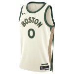 Maillot NBA Boston Celtics Jayson Tatum Nike 2023-24 City Edition Blanc Swingman - Homme
